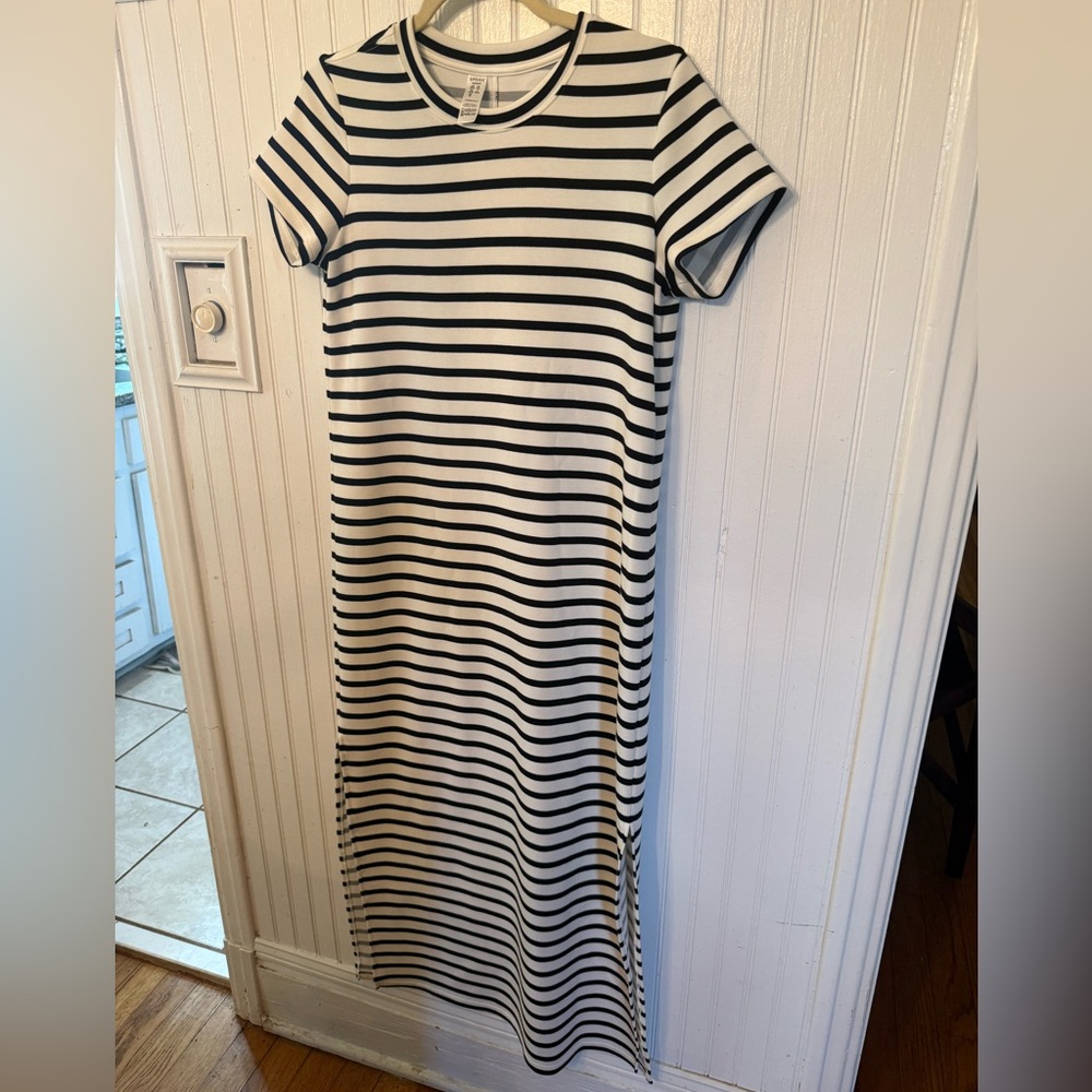 Spanx Air Essentials Striped Small Maxi Dress